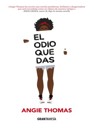 cover image of El odio que das